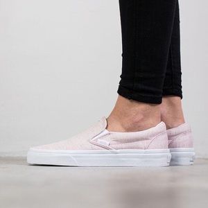 Vans Classic Slip-On in Light Pink Speckled